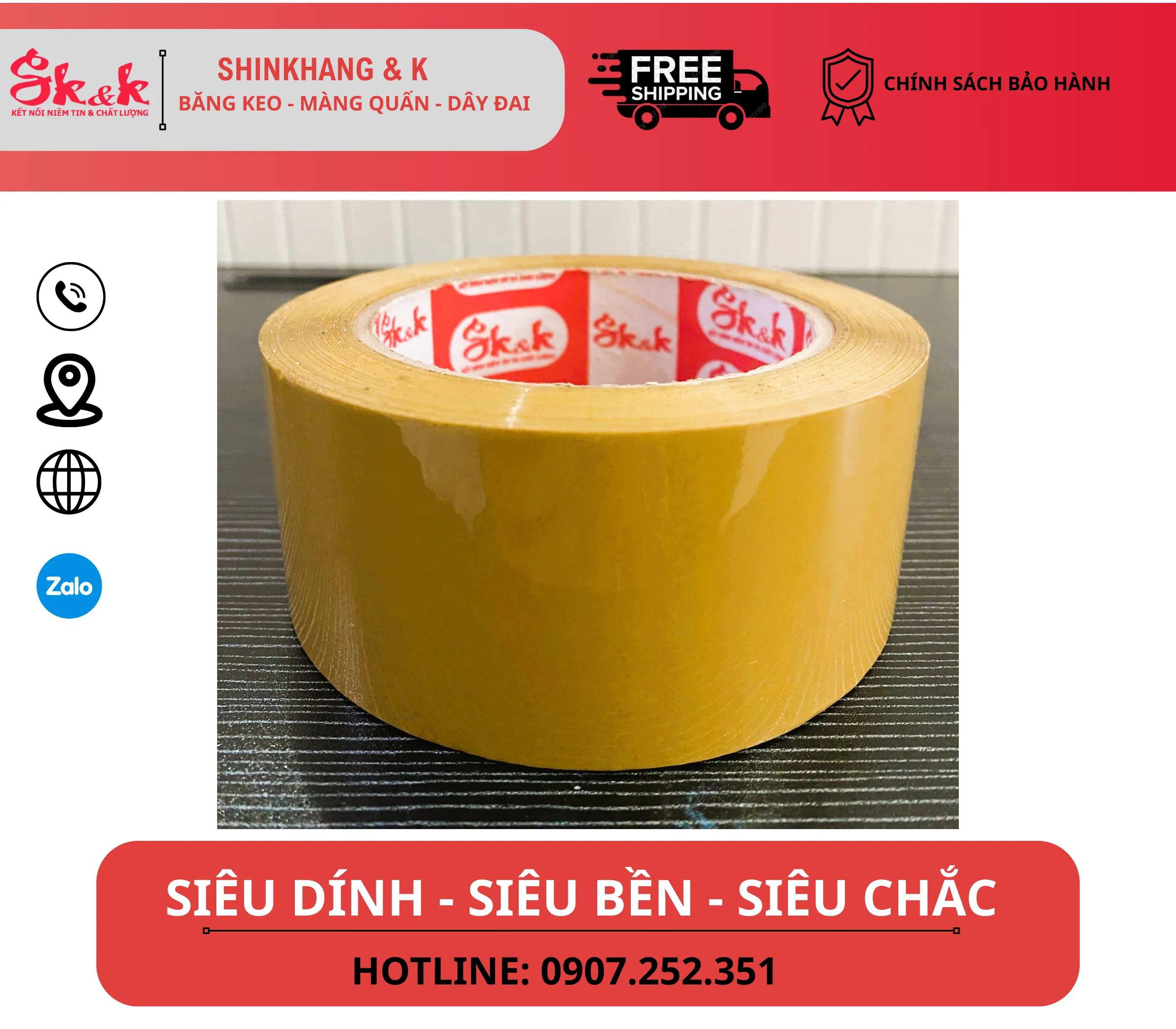 Băng Keo Đục OPP