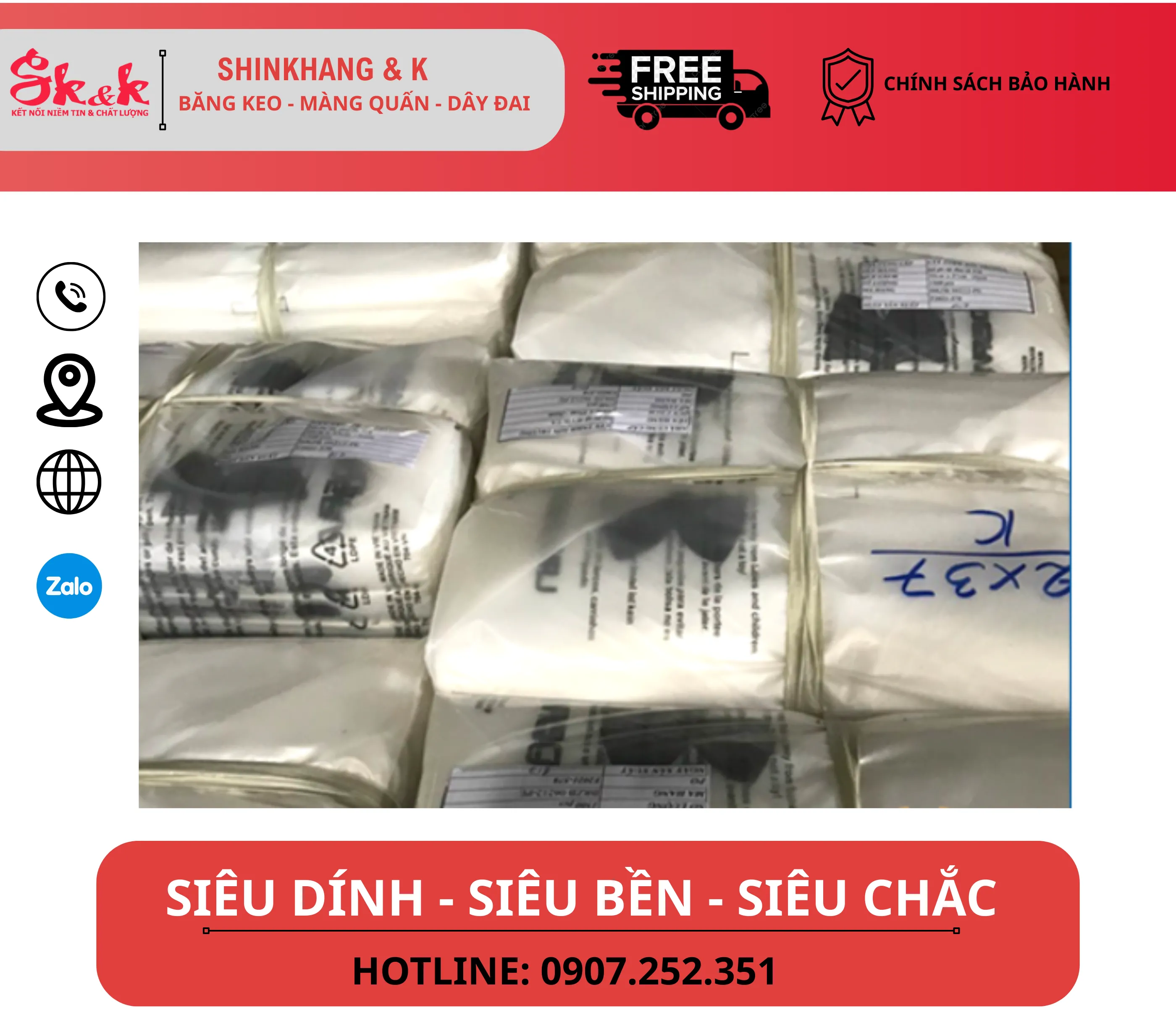 Túi - tấm - cuộn nilong các loại